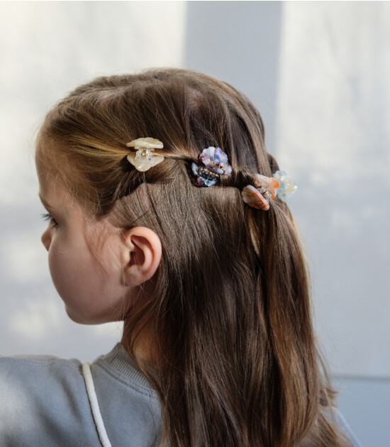 Mimi & Lula Mini Saç Toka Set (6 Adet) // Shell