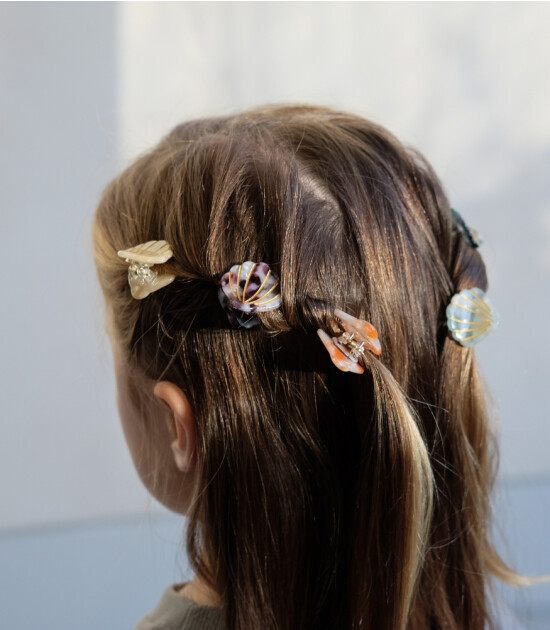 Mimi & Lula Mini Saç Toka Set (6 Adet) // Shell