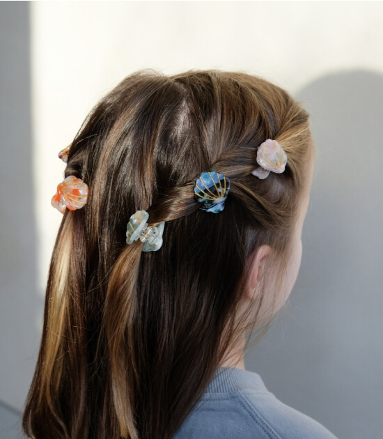 Mimi & Lula Mini Saç Toka Set (6 Adet) // Shell