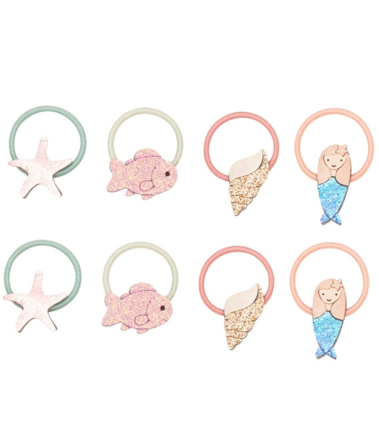 Mimi & Lula Mini Lastik Saç Toka Set (8 Adet) // Mermaid Sealife