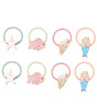 Mimi & Lula Mini Lastik Saç Toka Set (8 Adet) // Mermaid Sealife