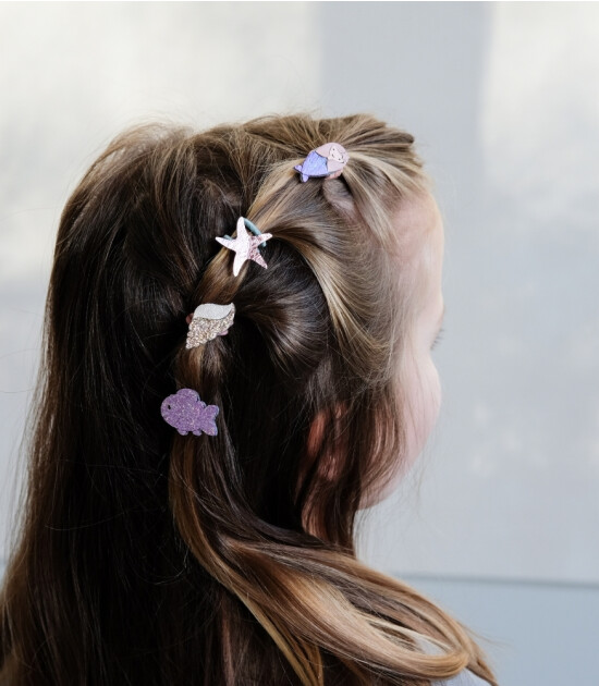 Mimi & Lula Mini Lastik Saç Toka Set (8 Adet) // Mermaid Sealife