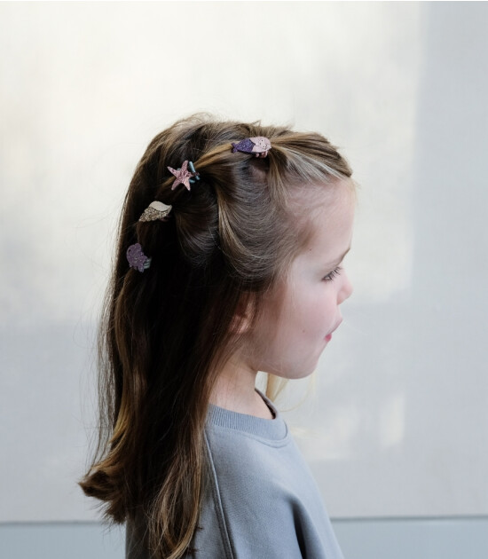 Mimi & Lula Mini Lastik Saç Toka Set (8 Adet) // Mermaid Sealife