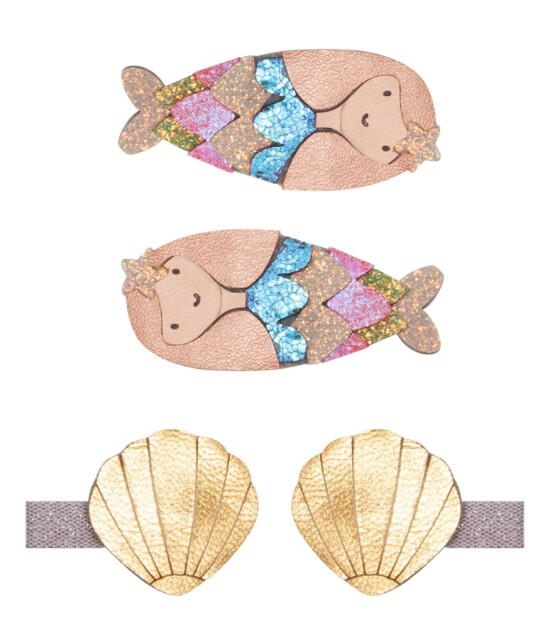 Mimi & Lula Mimi & Lula Saç Toka Set (4 Adet) // Mermaid 4’lü Toka