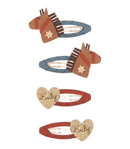 Mimi & Lula Saç Toka Set (4 Adet) // Lucky Horse