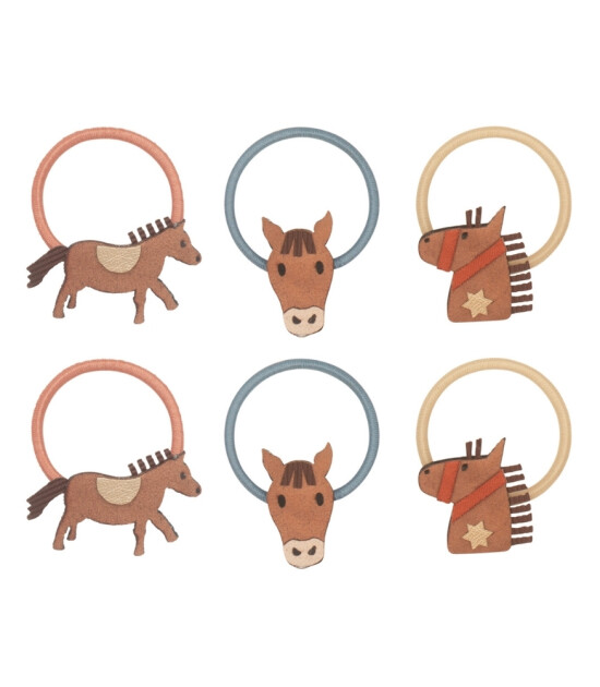 Mimi & Lula Mini Lastik Saç Toka Set (6 Adet) // Pony