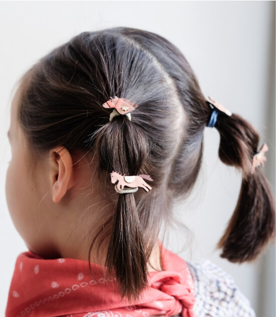 Mimi & Lula Mini Lastik Saç Toka Set (6 Adet) // Pony