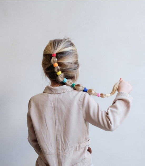 Mimi & Lula Mini Lastik Saç Toka Set (16 Adet) // Primary Towelling