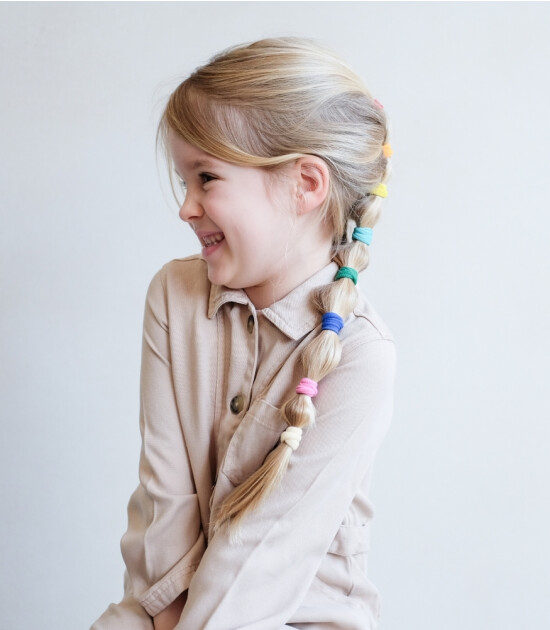 Mimi & Lula Mini Lastik Saç Toka Set (16 Adet) // Primary Towelling