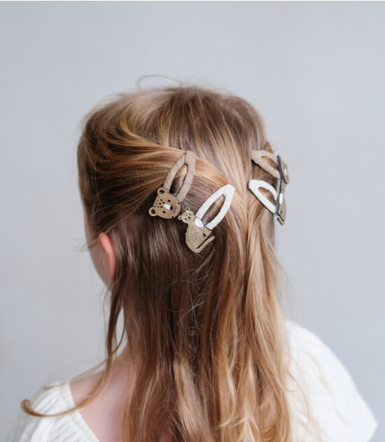 Mimi & Lula Saç Toka Set (4 Adet) // Larry Leopard