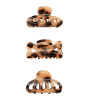 Mimi & Lula Mini Saç Toka Set (3 Adet) // Leopard
