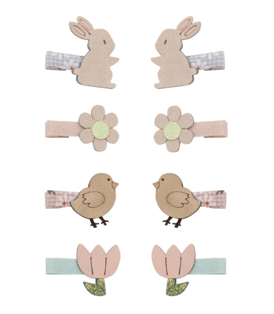 Mimi & Lula Mini Saç Toka Set (8 Adet) // Easter