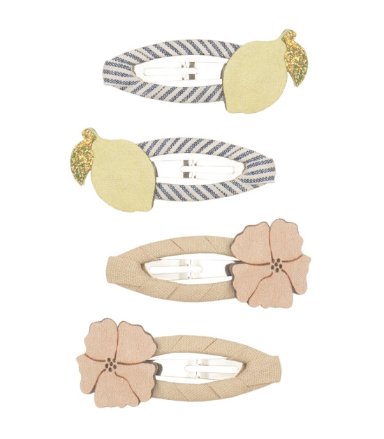 Mimi & Lula Saç Toka Set (4 Adet) // Lemon Blossom