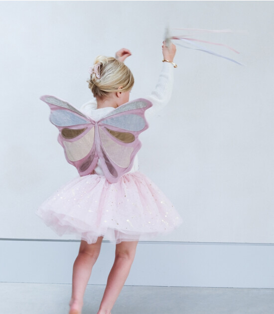 Mimi & Lula Emmelina Fairy Çocuk Kostüm Kanat // Pink