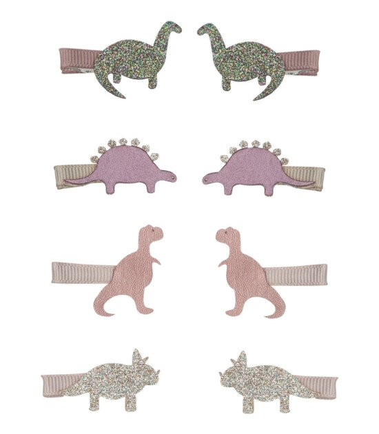 Mimi & Lula Mini Saç Toka Set (8 Adet) // Dino Friends