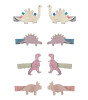 Mimi & Lula Mini Saç Toka Set (8 Adet) // Dino