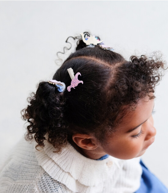 Mimi & Lula Mini Saç Toka Set (8 Adet) // Dino