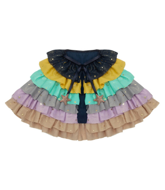 Mimi & Lula Çocuk Pelerin // Rainbow Ruffle