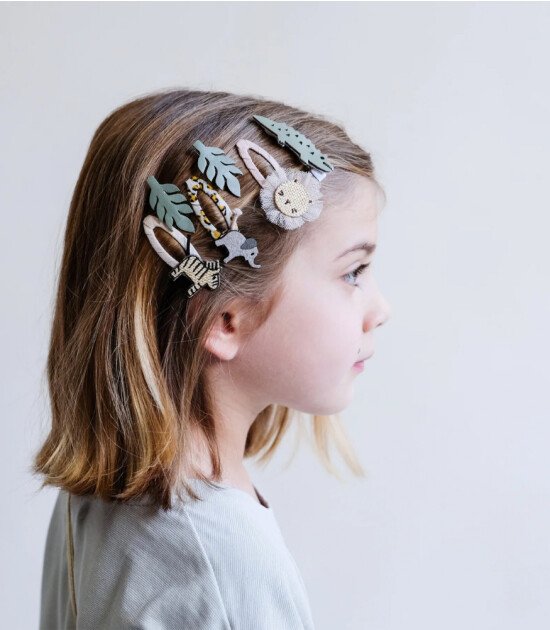 Mimi & Lula Sa&ccedil; Toka Set (2 Adet) // Crocodile