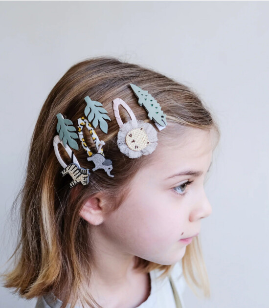 Mimi & Lula Sa&ccedil; Toka Set (2 Adet) // Crocodile