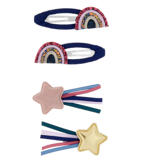 Mimi & Lula Saç Toka Set (4 Adet) // Hooray Over The Rainbow