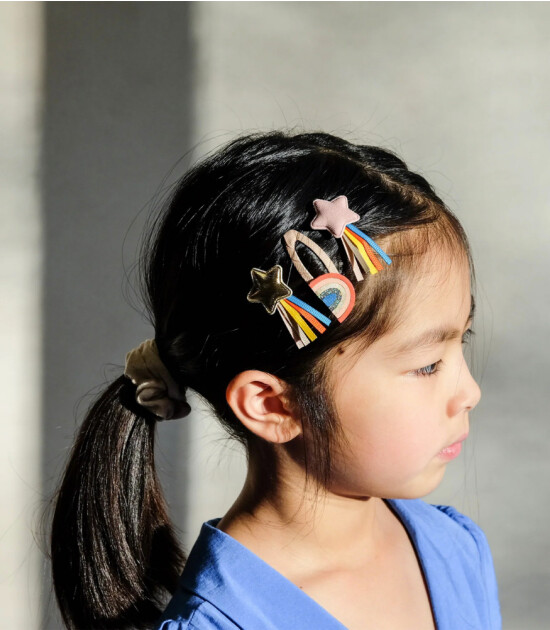 Mimi & Lula Sa&ccedil; Toka Set (4 Adet) // Over The Rainbows