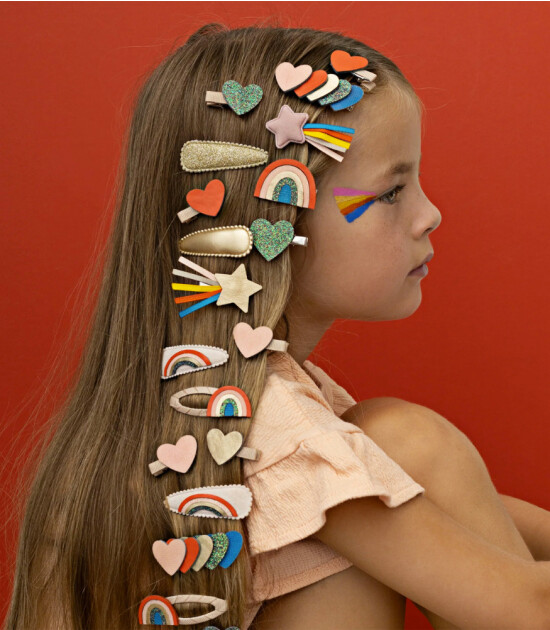 Mimi & Lula Sa&ccedil; Toka Set (4 Adet) // Over The Rainbows