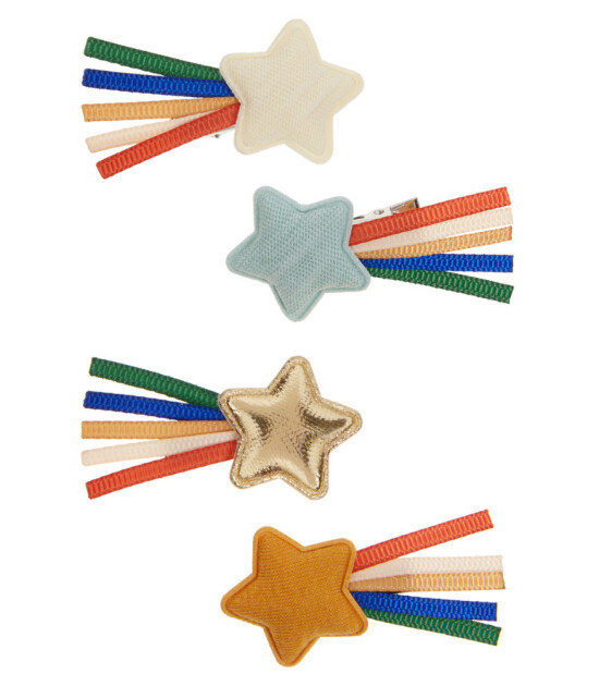 Mimi & Lula Saç Toka Set (4 Adet) // Rainbow Shooting Star
