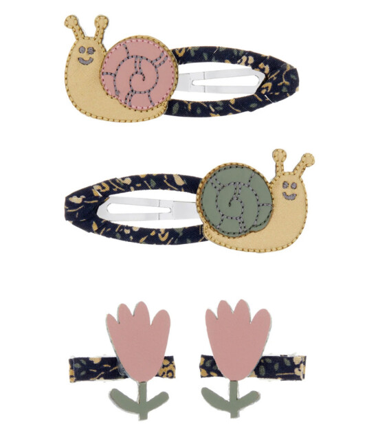 Mimi & Lula Saç Toka Set (4 Adet) // Sammy Snail