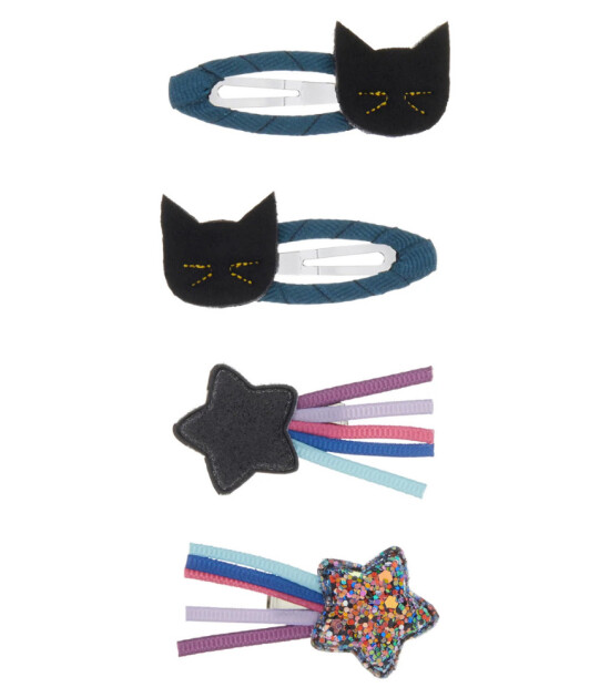 Mimi & Lula Saç Toka Set (4 Adet) // Spooky Cat