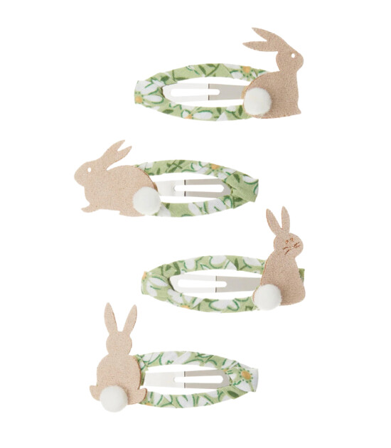 Mimi & Lula Saç Toka Set (4 Adet) // Spring Bunny
