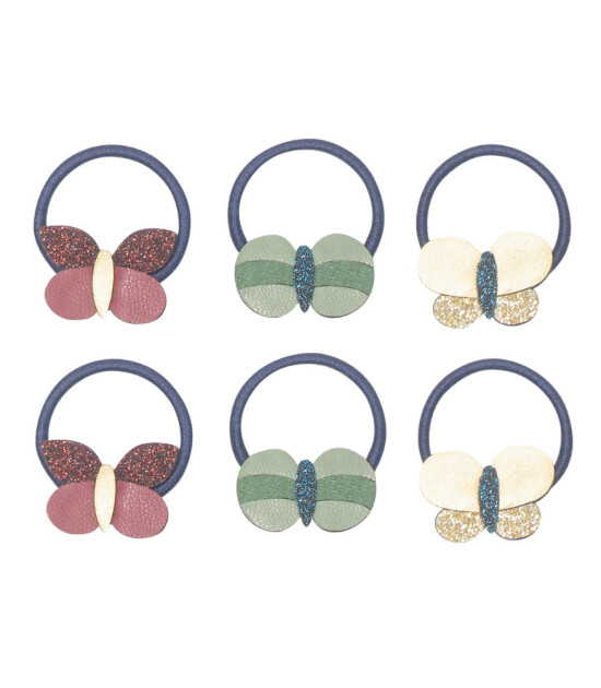 Mimi & Lula Lastik Saç Toka Set (6 Adet) // Bonnie Butterfly