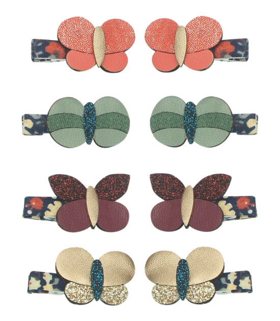 Mimi & Lula Mini Saç Toka Set (8 Adet) // Bonnie Butterfly