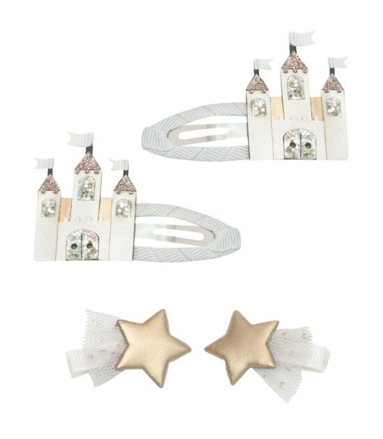 Mimi & Lula Saç Toka Set (4 Adet) // Fairytale Castle