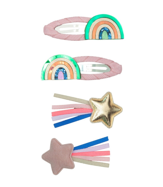 Mimi & Lula Saç Toka Set (4 Adet) // Party Over The Rainbow