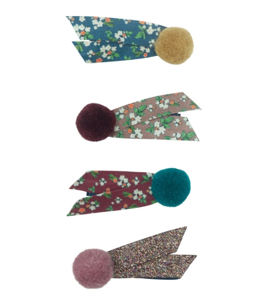 Mimi & Lula Saç Toka Set (4 Adet) // Pom Pom