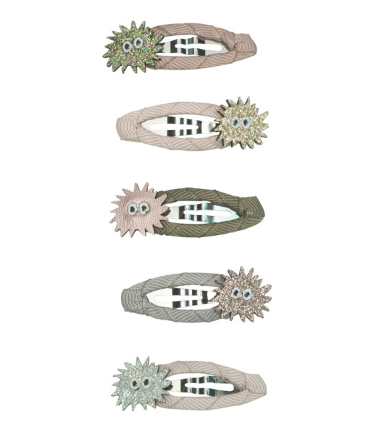 Mimi & Lula Mini Saç Toka Set (5 Adet) // Monster
