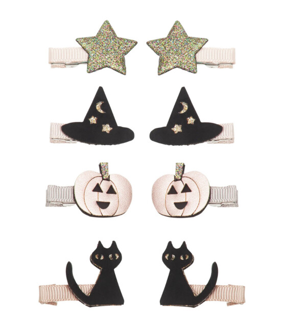 Mimi & Lula Mini Saç Toka Set (8 Adet) // Spooky
