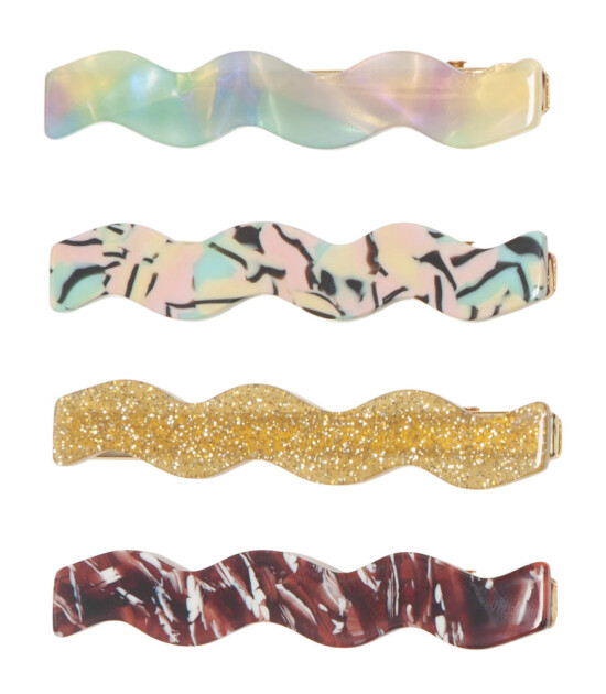Mimi & Lula Saç Toka Set (4 Adet) // Wavy