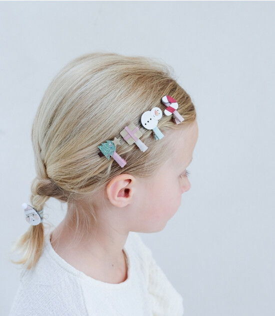 Mimi & Lula Mini Saç Toka Set (8 Adet) // Reindeer