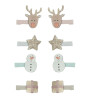 Mimi & Lula Mini Saç Toka Set (8 Adet) // Reindeer