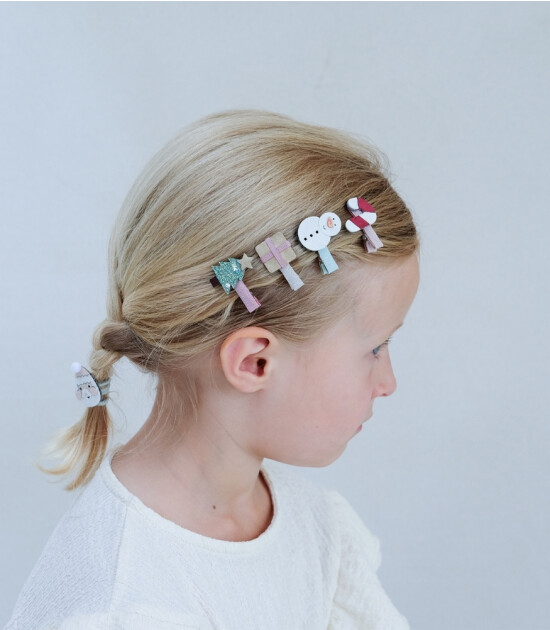 Mimi & Lula Mini Saç Toka Set (8 Adet) // Reindeer