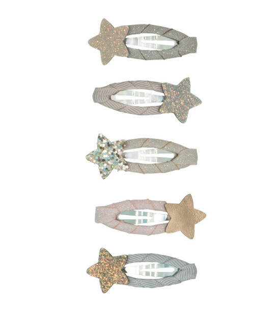 Mimi & Lula Mini Saç Toka Set (5 Adet) // Soft Stellina