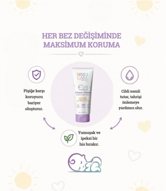 Minela Care Baby Bebek Pişik Kremi