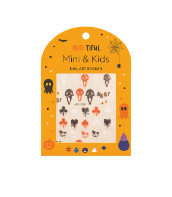 Mini & Kids Nail Sticker Halloween // Boo