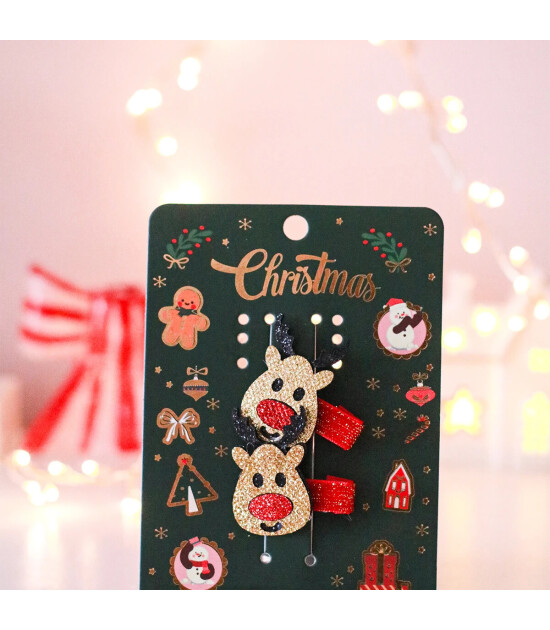 Mini & Kids Sa&ccedil; Tokası Christmas // Deer