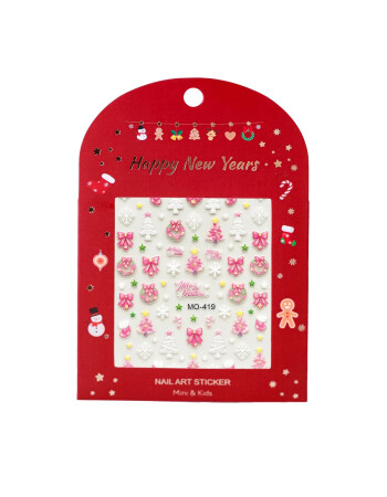 Mini & Kids Nail Sticker // Pink