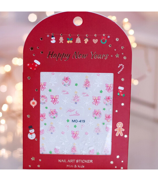 Mini & Kids Nail Sticker // Pink