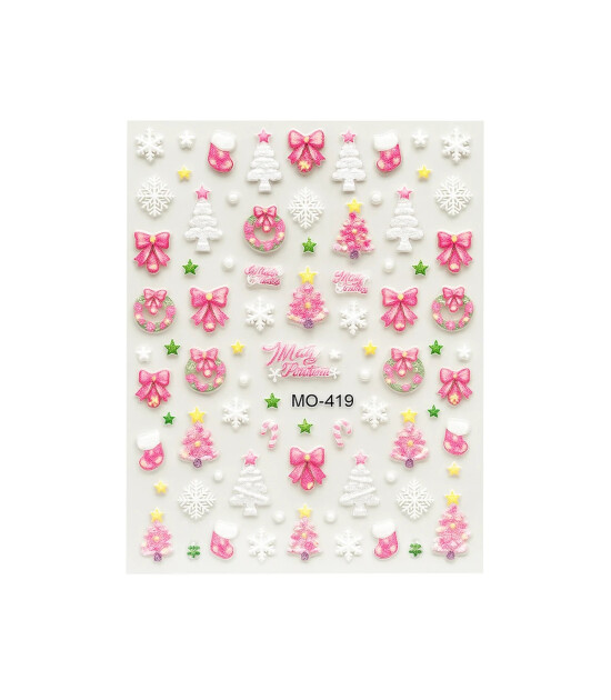 Mini & Kids Nail Sticker // Pink