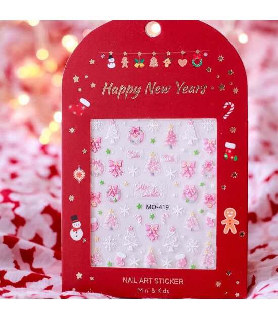 Mini & Kids Nail Sticker // Pink